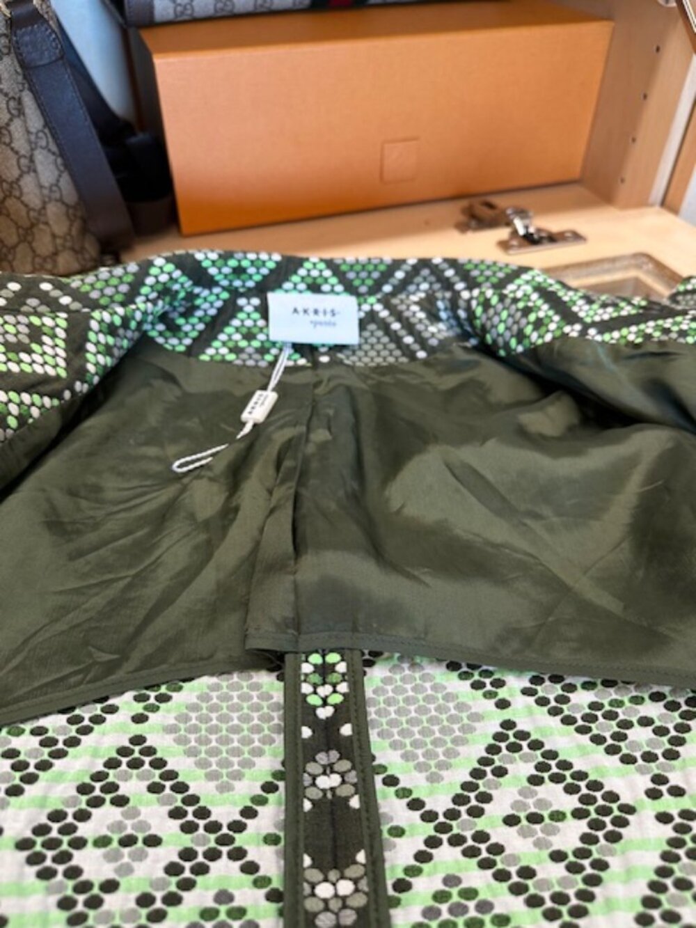 Akris Punto Size 38 Green Jacket - Picture 8 of 8